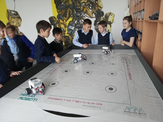 Школьные соревнования по робототехнике